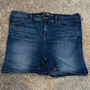 Torrid Dark Blue Denim Shorts